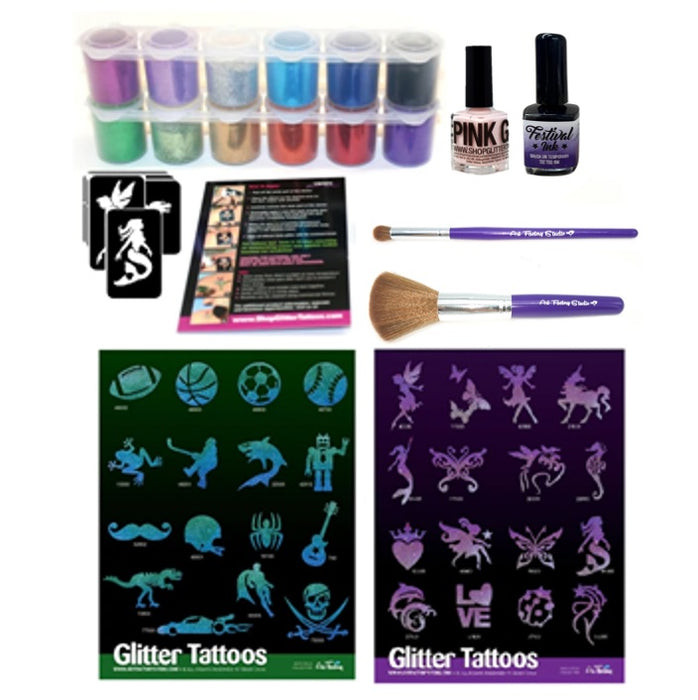Art Factory Pro Glitter Tattoo Kit