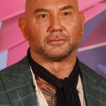 LONDON, ENGLAND - OCTOBER 16: Dave Bautista attends the ???Glass Onion: A Knives Out Mystery??? Photocall during the 66th BFI London Film Festival at The May Fair Hotel on October 16, 2022 in London, England. (Photo by Tristan Fewings/Getty Images for BFI)