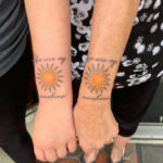 Sun you are my sunshine couple tattoo