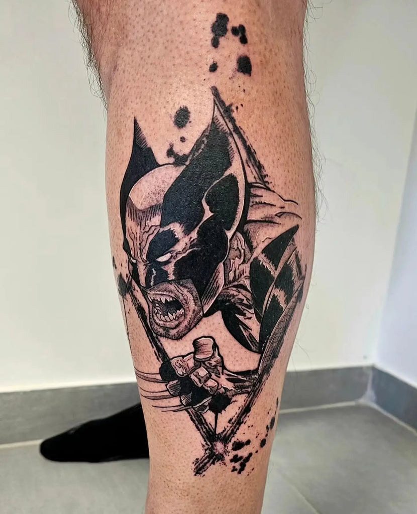Wolverine tattoo featuring a realistic style created by Kitsune_concept_tattoo on Instagram.